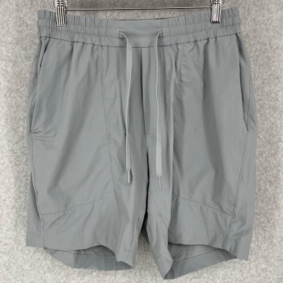 lululemon athletica Other - Lululemon Mens Bowline Shorts Size M Gull Grey Gray Stretch Ripstop Active